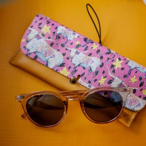 glasses pouch | spotted longhorn