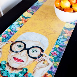 pvc table runner | iris