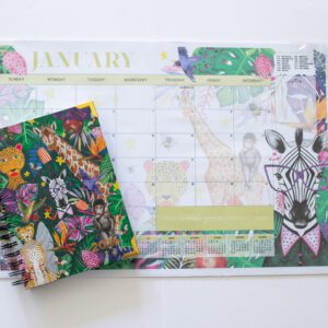 A5 diary + desk calendar combo