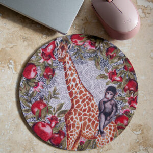 Round Mousepads | Giraffe